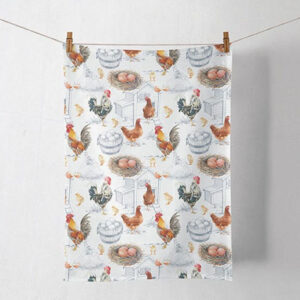 Keukendoek, Chicken Farm, 50x70 cm