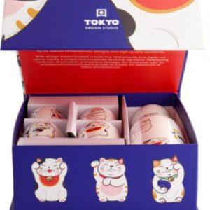 Tokyo Design Studio – Kawaii – Lucky Cat Sake Set €42,50 nu €32,50